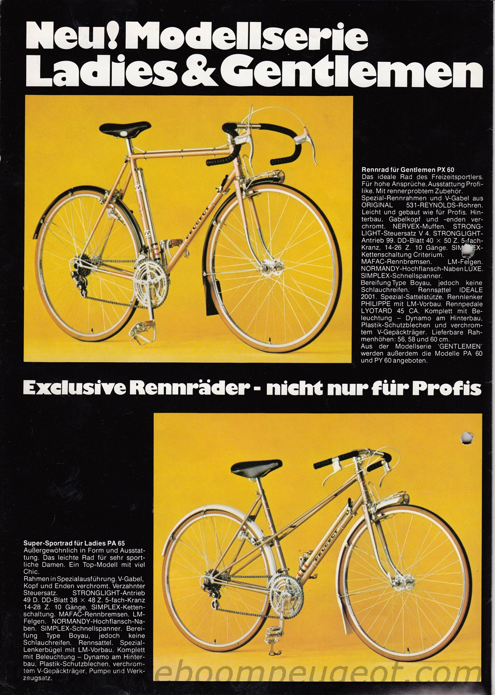 Peugeot 1975 Germany Brochures